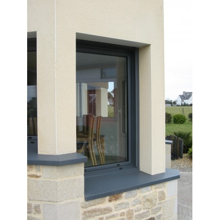 Fenêtre 1 vantail en ALU de couleur gris anthracite bis
