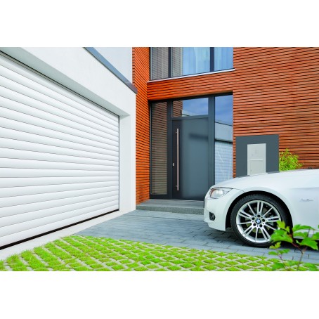Porte de garage à enroulement motorisée